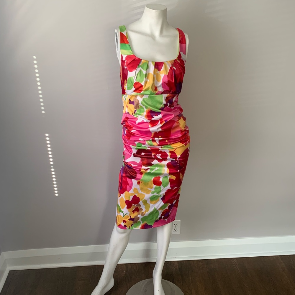 Flattering Multi-colour Cocktail Dress